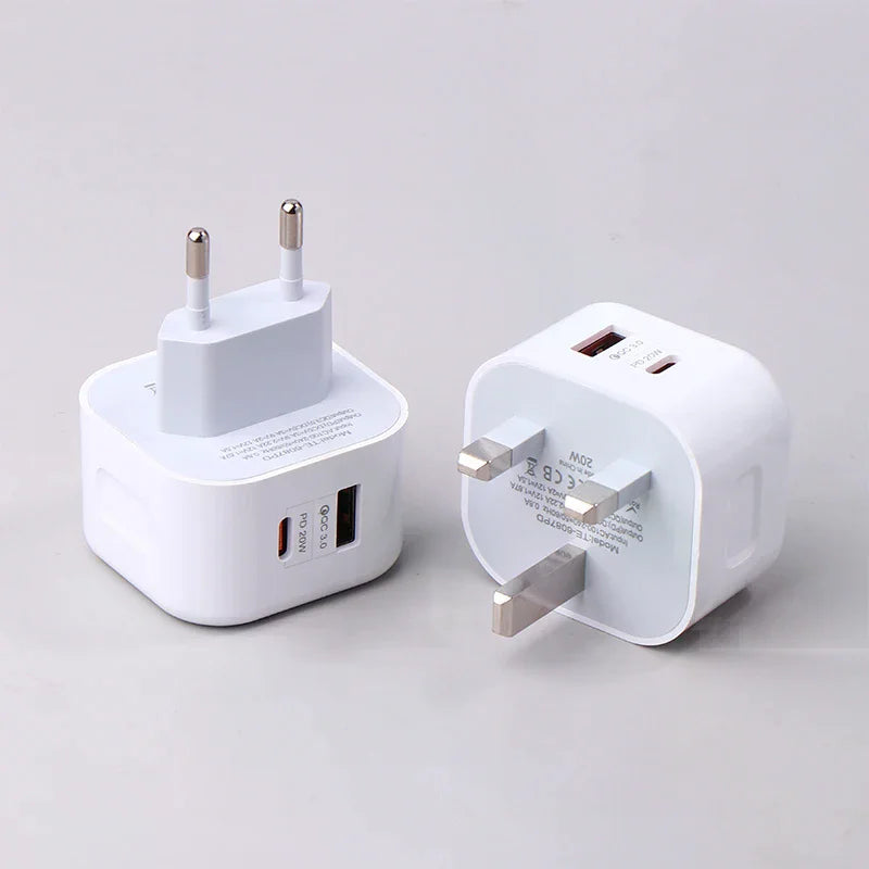 Dual Port USB-C PPS Charger 100W - Compact GaN Fast Charger for