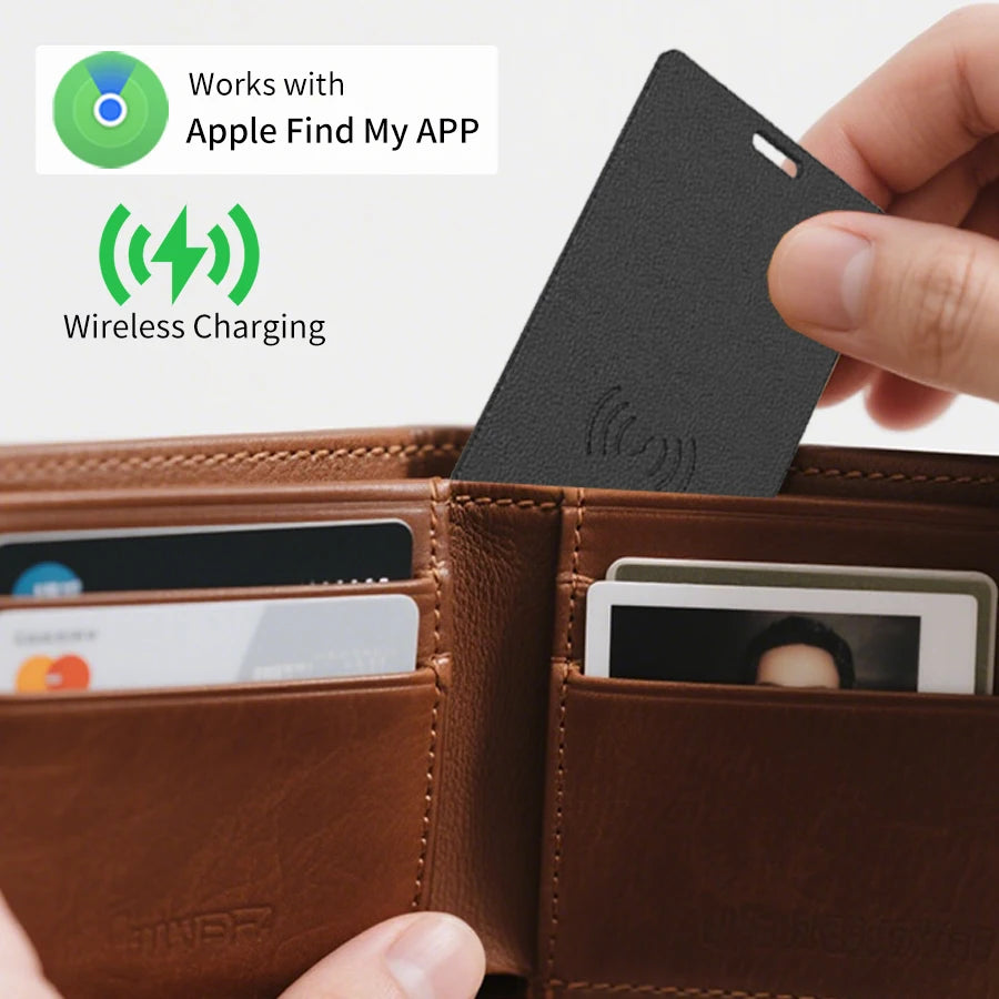 Thin GPS Locator Card Anti Loss GPS Tracking Smart Mini Tag Bluetooth