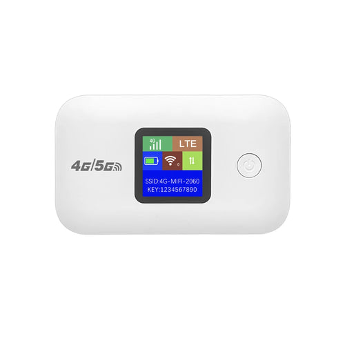 4G 5G WiFi 6 Mobile Hotspot Router Support 10 Users with SIM Card Slot