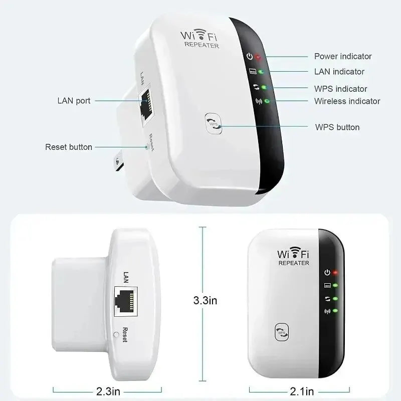 Wireless Signal Booster Wifi Extender Small Steamed Bun Network