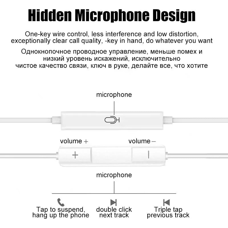 Original Headphones For Apple iPhone 16 15 14 13 11 12 Pro Max Plus