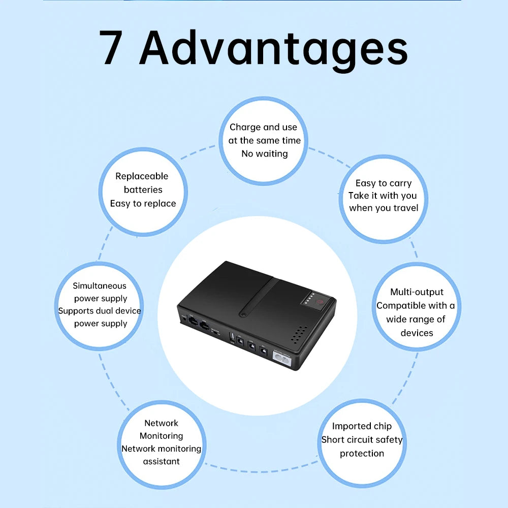 18W 1018L Large Capacity Portable Uninterruptible UPS Power Supply
