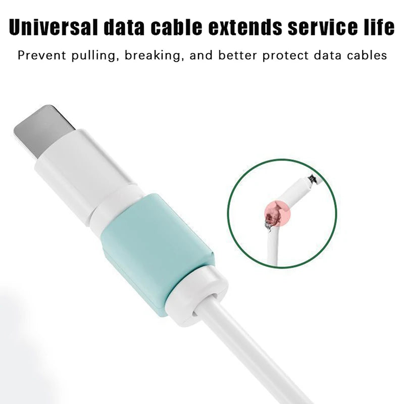 Premium Grade 10 Pieces  Data Cable Charger Cable Protective Sleeve