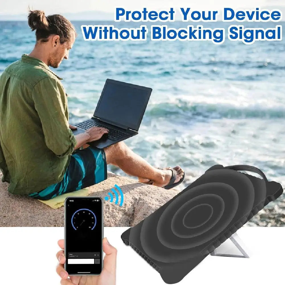 For Starlink Mini Silicone Protective Cover Anti-fall Anti-slip Full