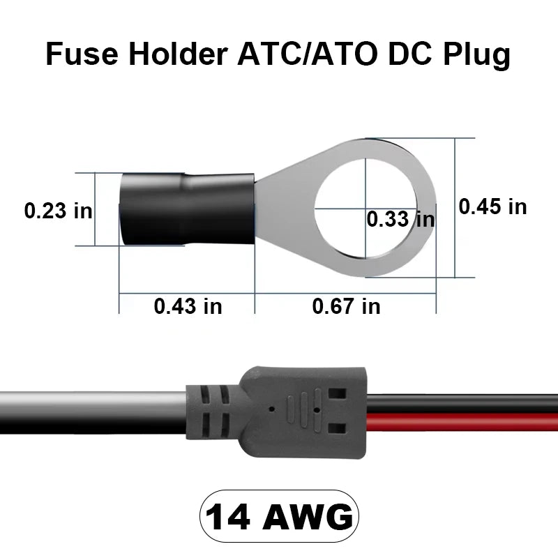 For Starlink Mini Specific Power Cable DIY 18AWG Wiring Extension
