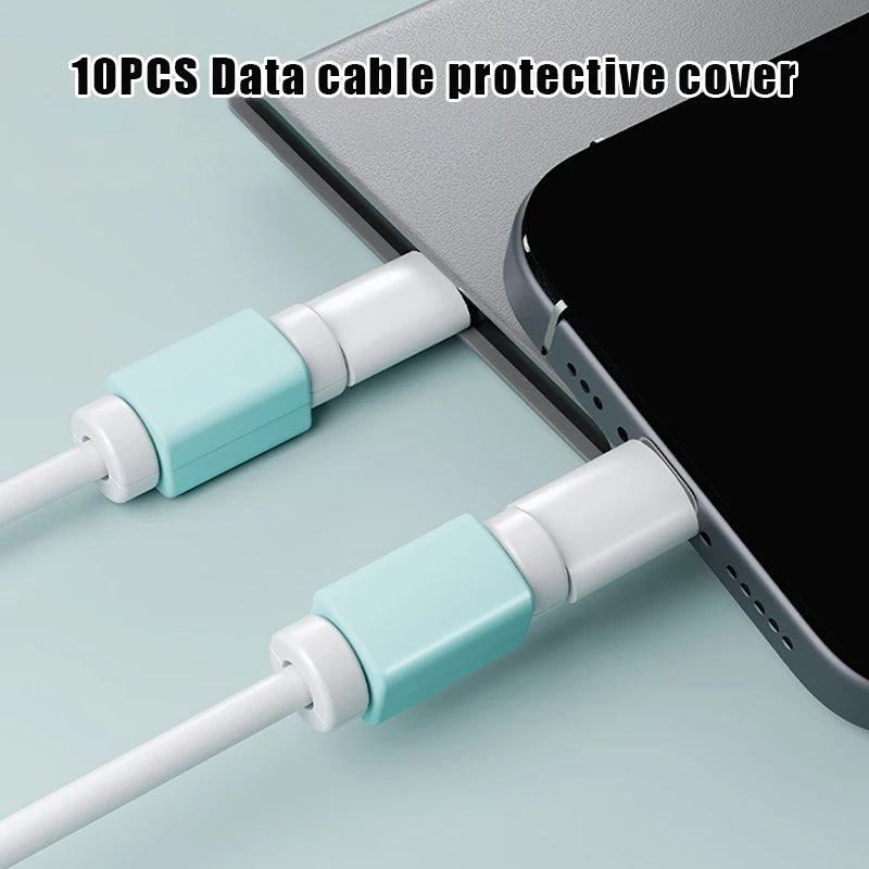 Premium Grade 10 Pieces  Data Cable Charger Cable Protective Sleeve