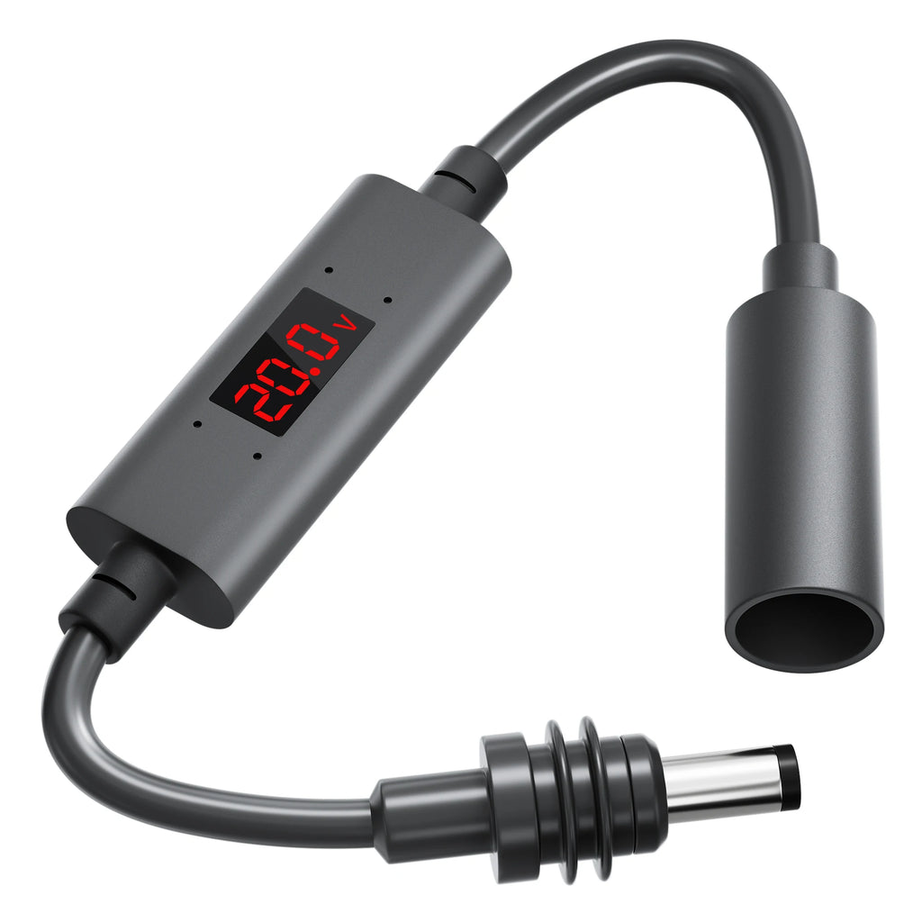 Starlink Mini Extension Cable with Current and Voltage Digital Display