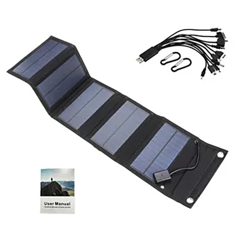 700W Foldable Solar Panel Phone Charger 5V USB Waterproof Power Banks
