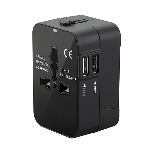Global Universal Conversion Travel Plug USB Sockets EU US AC Power
