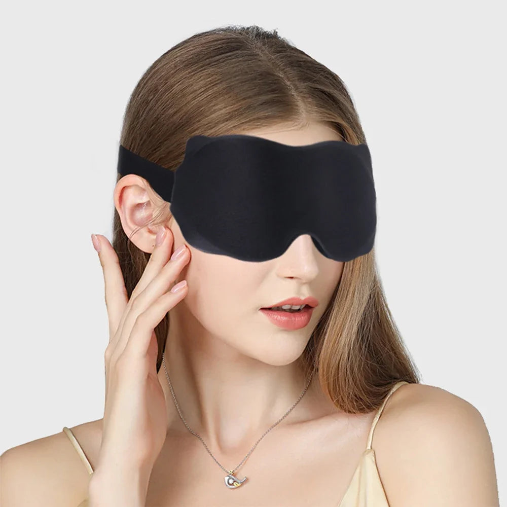3D Sleeping Mask Block Out Light Soft Padded Sleep Mask For Eyes