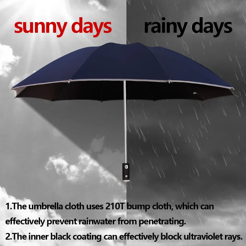 Fully Automatic Sun Protection Umbrella Folding Waterproof Umbrella