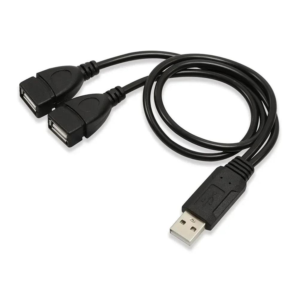 Universal USB 3.0 2.0 Male To Dual USB 3.0 Female Jack Splitter 2 Port