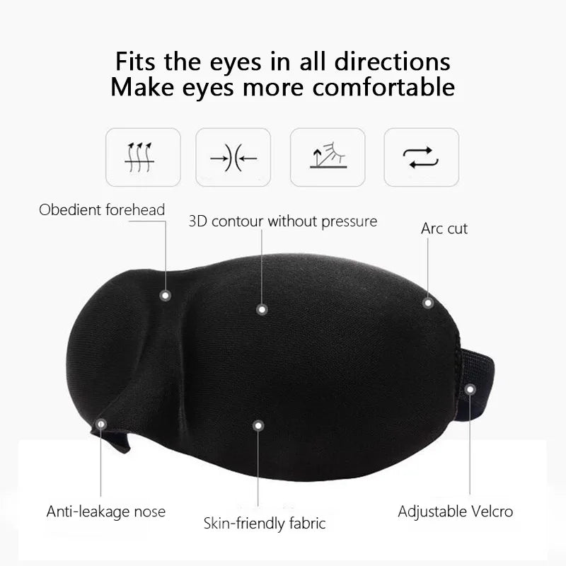 3D Sleeping Mask Block Out light Eye Mask for Sleeping Comfort Eye