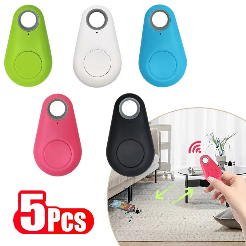 1-5pcs Wireless Mini GPS Tracker Anti-lost Alarm Key Child Bag Wallet