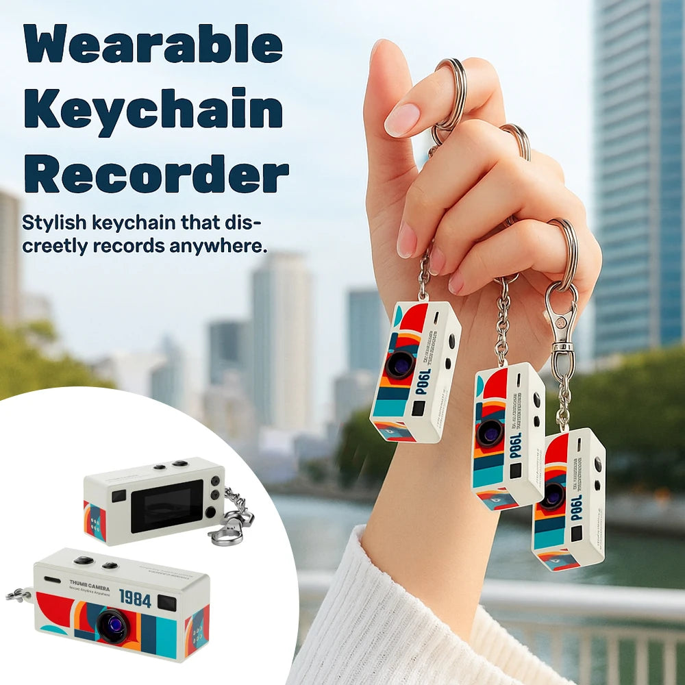 Magecam Digital Camera 0.96 Inch Keychain Camera Retro Support Memory