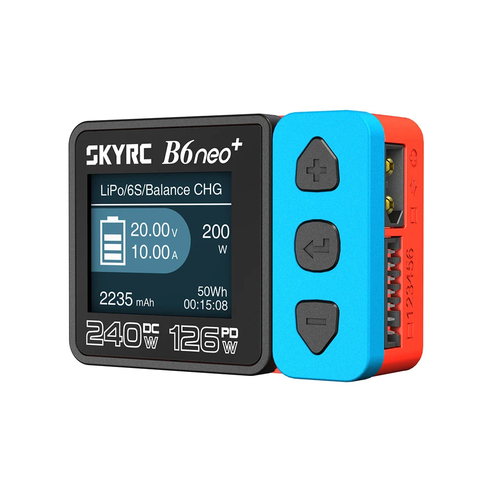 SkyRC B6 neo Smart Charger DC 200W PD 80W LiPo Battery Balance Charger