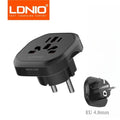 LDNIO Korea EU Plug Adapter 2500W Travel Adapter Converter High