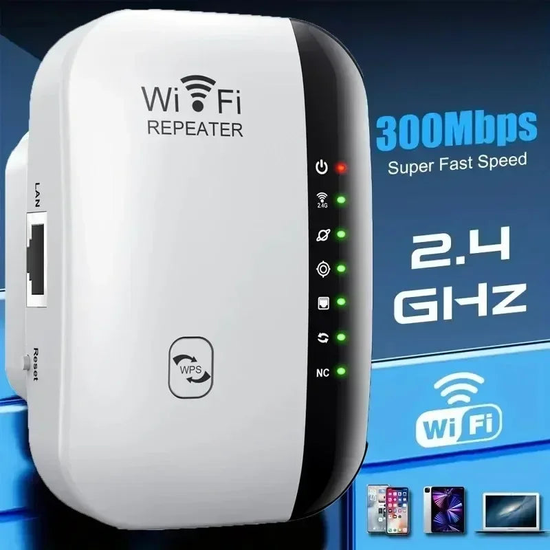 300Mbps WiFi Amplifier Wireless WIFI Repeater Extender 802.11N Booster