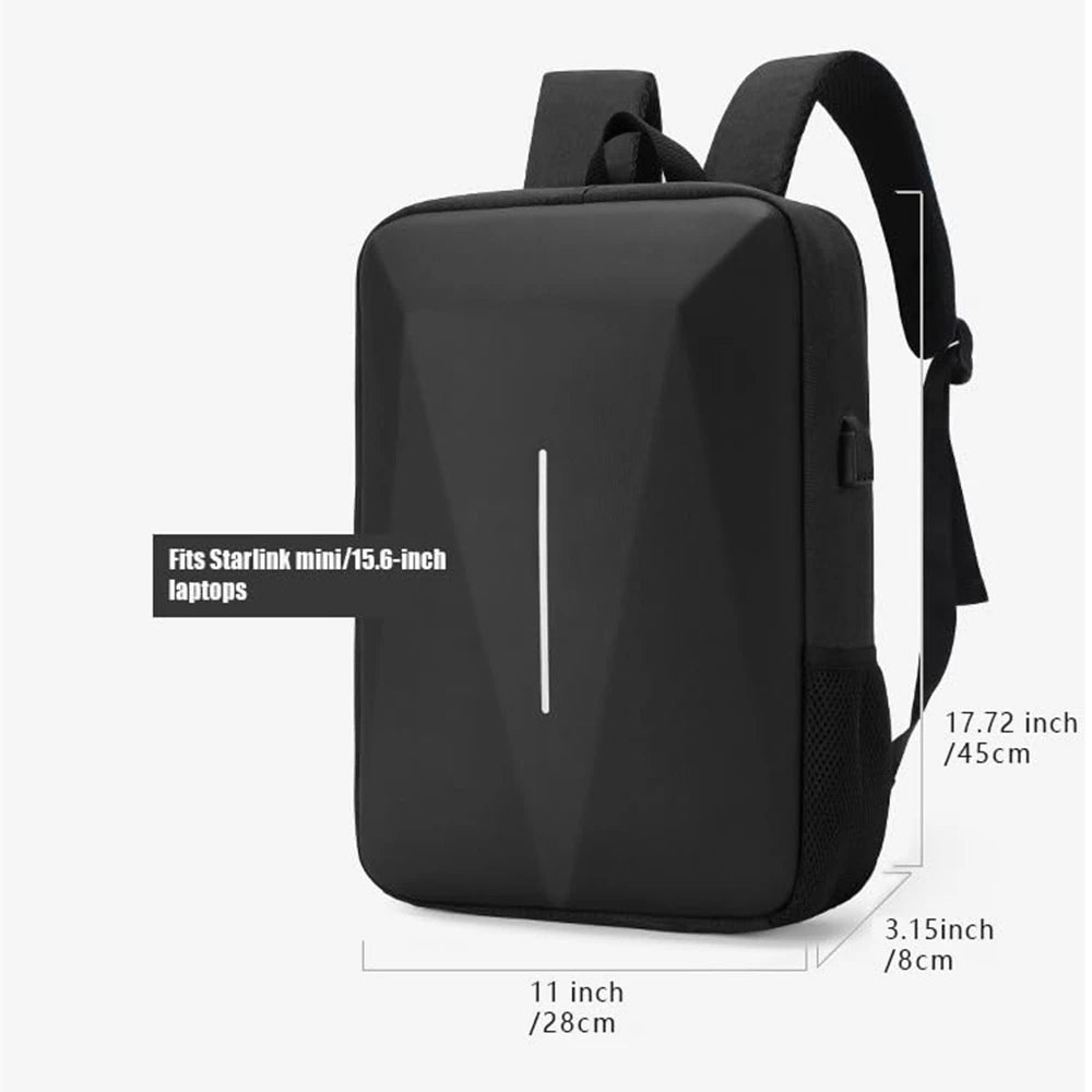Hard Protective Backpack for Starlink Mini Dish and All Accessories