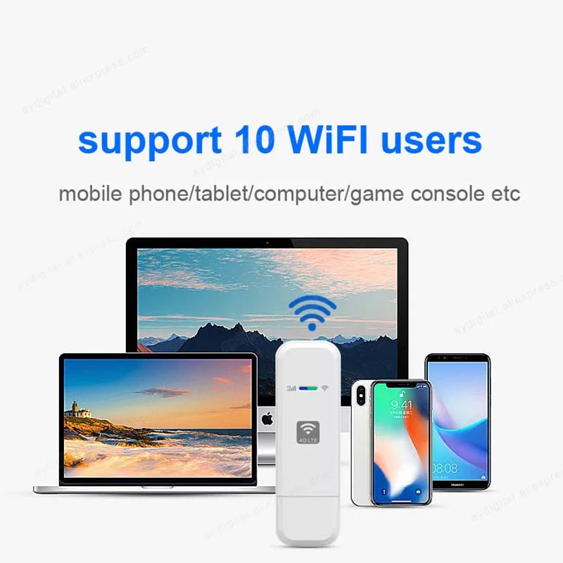 LDW931 4G WiFi Router nano SIM Card Portable wifi LTE USB 4G modem