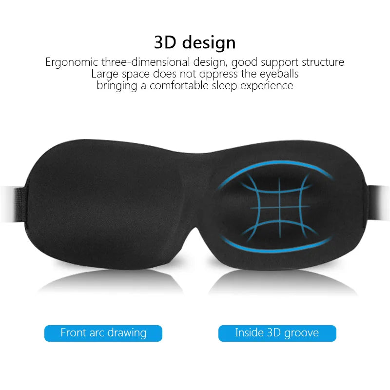 3D Sleeping Mask Block Out light Eye Mask for Sleeping Comfort Eye