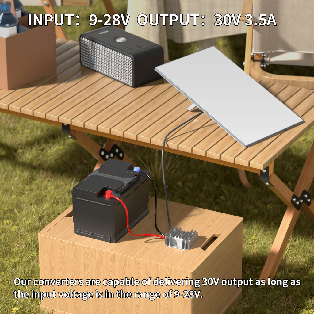 Starlink Mini 12V Adapter DC Step Up Converter with Starlink Mini