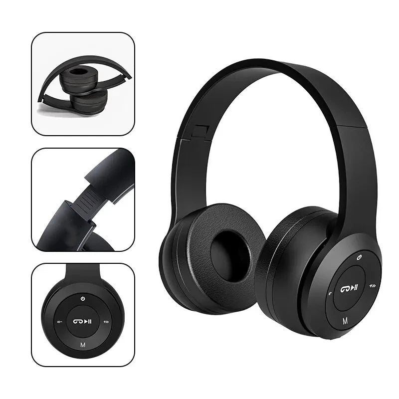 Handsfree Wireless Headphones Noise Canceling Headphone Earphone P47