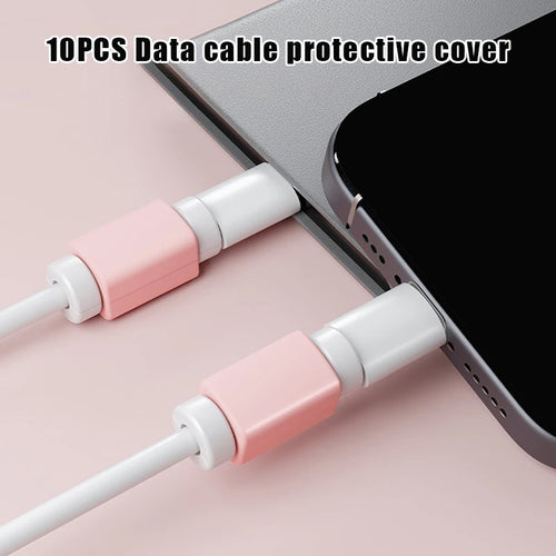 Premium Grade 10 Pieces  Data Cable Charger Cable Protective Sleeve