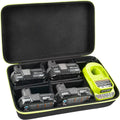 Case Compatible with Ryobi ONE+ 18V Lithium-Ion 4.0/ 3.5/ 3.0/ 2.0/