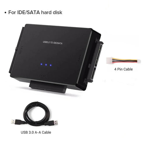 SATA/IDE to USB 3.0 Adapter Hard Drive Adapter Converter for Universal
