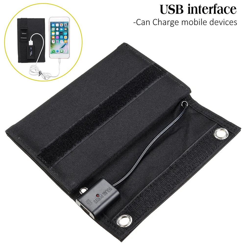 700W Foldable Solar Panel Phone Charger 5V USB Waterproof Power Banks