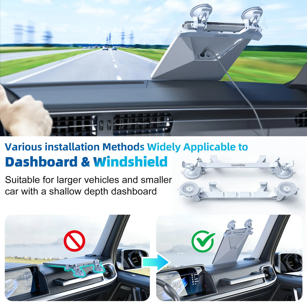 One Bracket 2 Suction Cups For Starlink Mini Sunroof Suction Cup Car