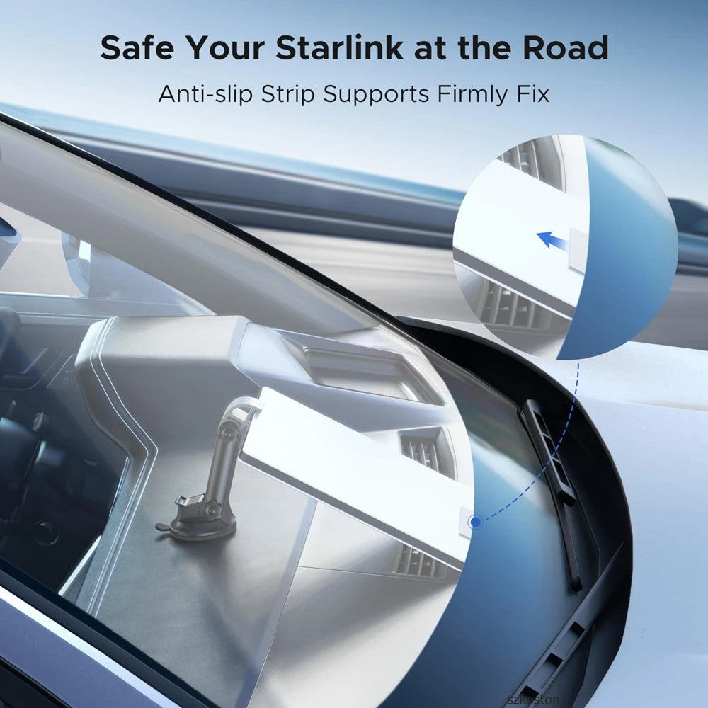 For Starlink Mini Car Mount for Dashboard Mounting Kit Sticky Suction
