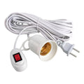 5/10m Lamp Bases Universal With Switch Led Bulb Socket Adapter E27