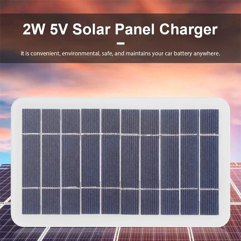 2W-15W Solar Charger Portable W/USB-C Fast Charging for IPhone Samsung