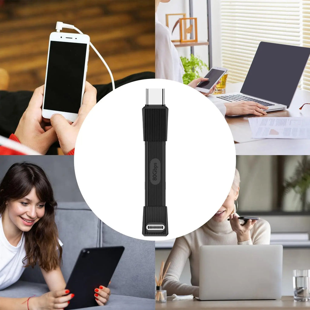 Data Cable Compact Connecting Cord Data Transfer Fast Charger Cable