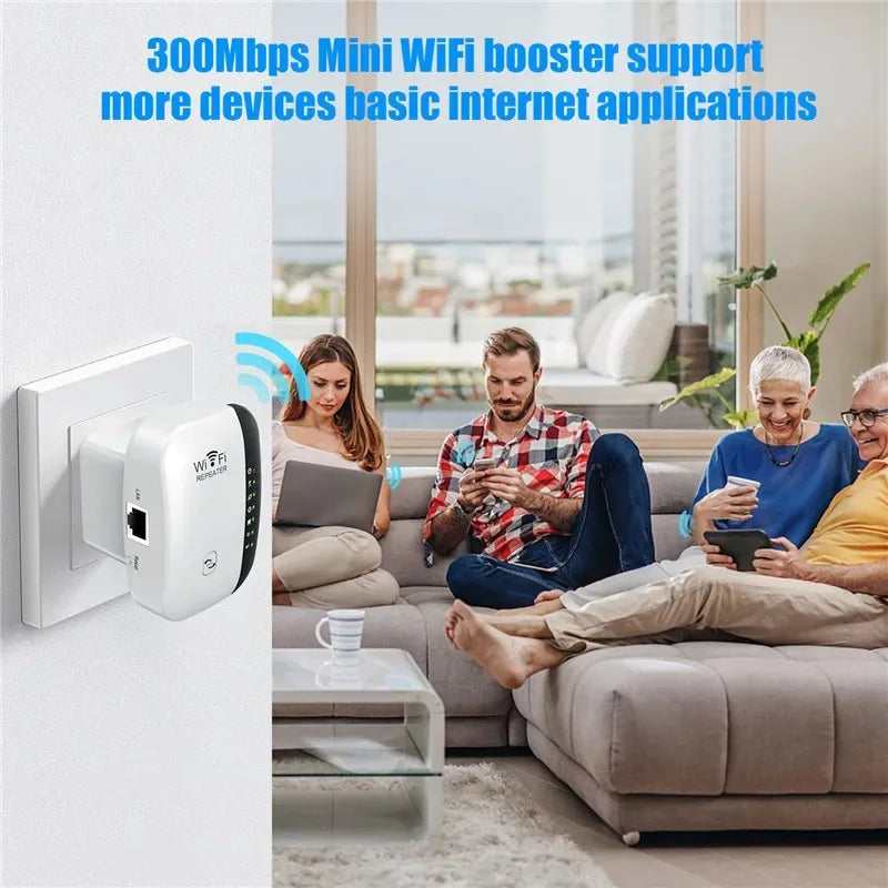 300Mbps WIFI Repeater Remote Wi-Fi Amplifier 802.11N WiFi Signal