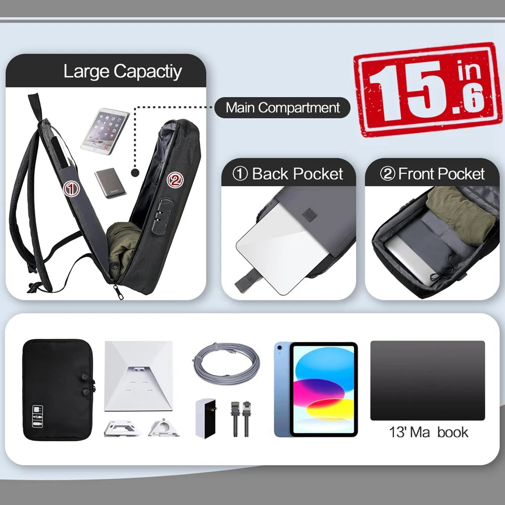 Hard Protective Backpack for Starlink Mini Dish and All Accessories