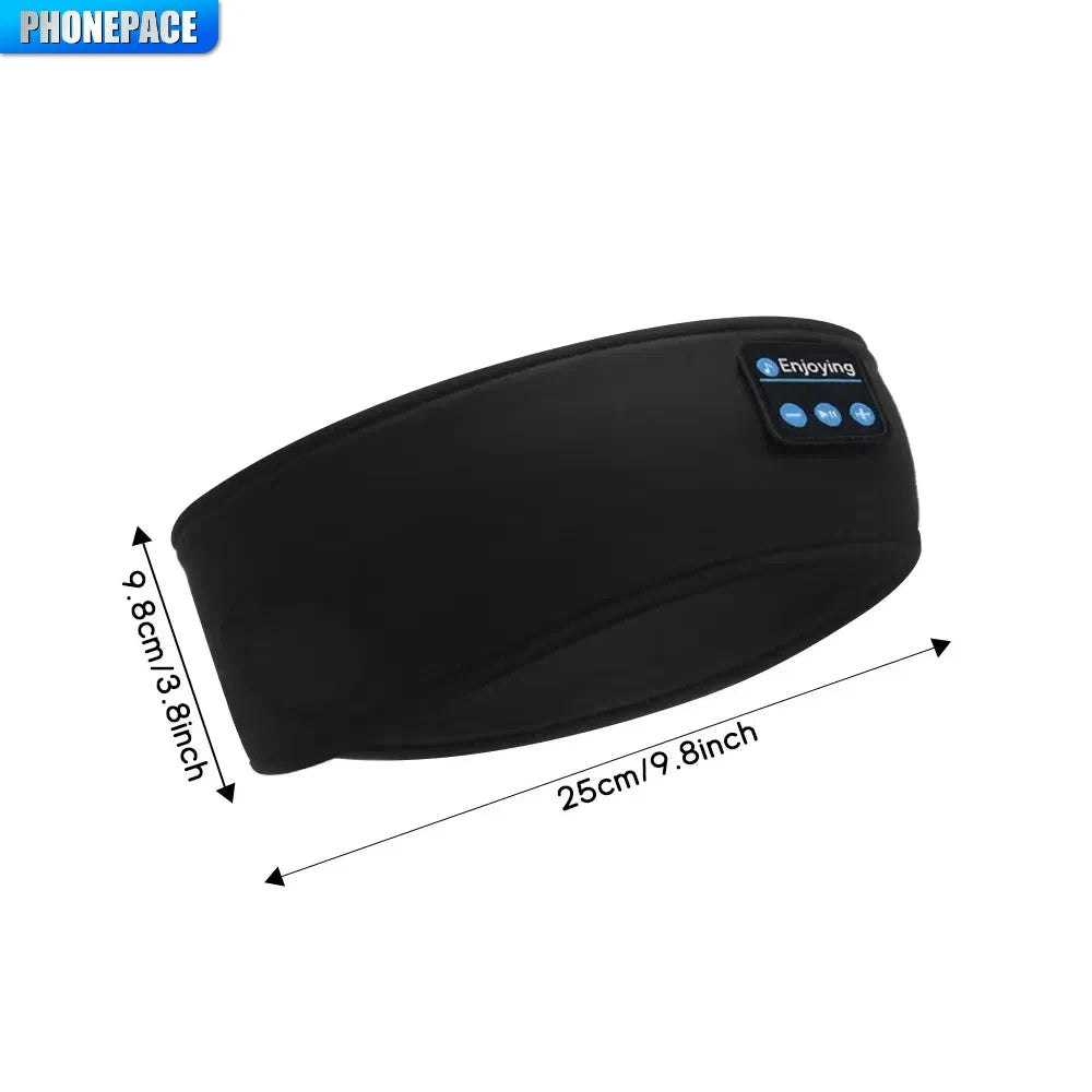 HOMEFISH BT Earphones Sports Sleeping Headband Elastic Wireless