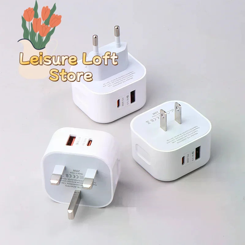 Dual Port USB-C PPS Charger 100W - Compact GaN Fast Charger for